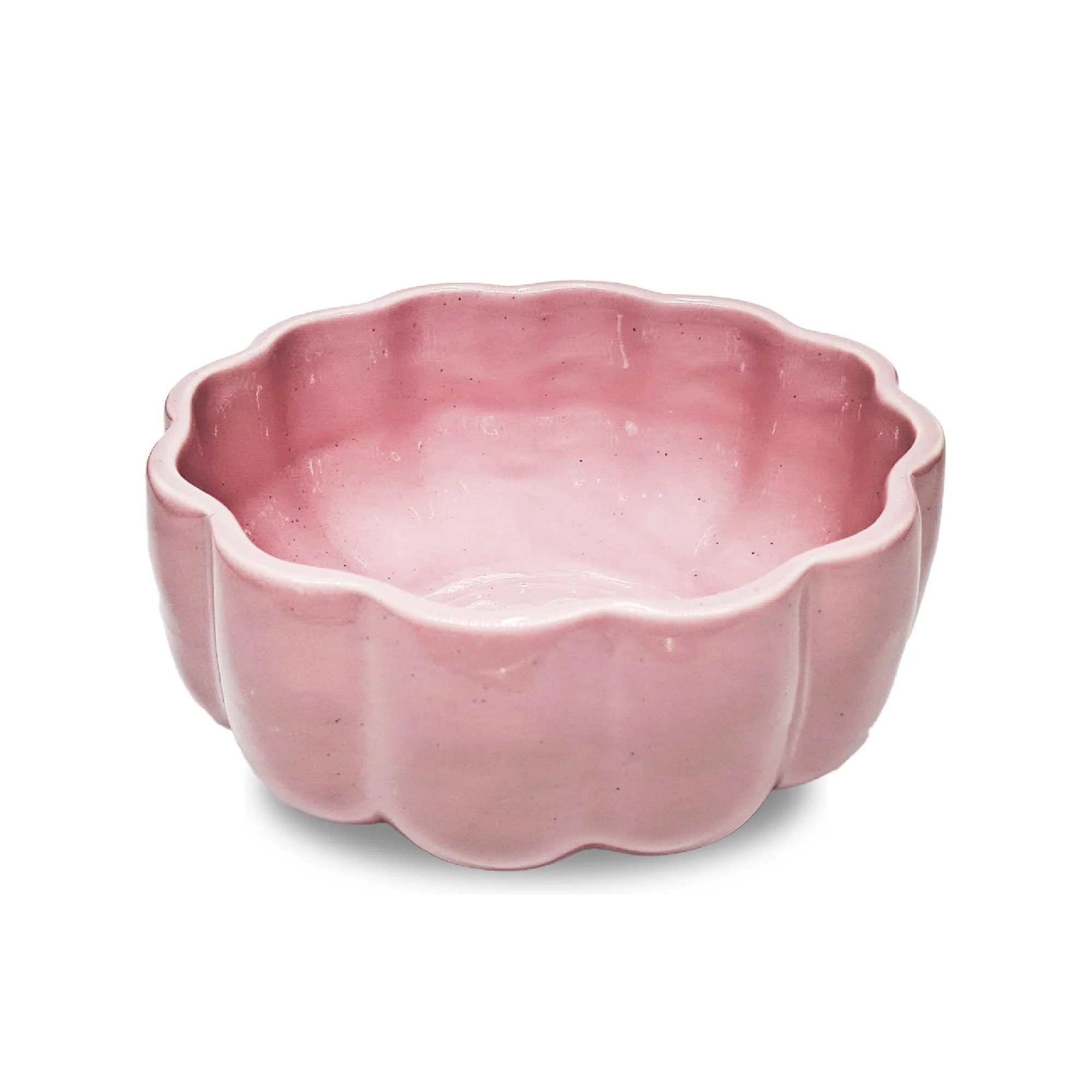 Scalloped Ceramic Serving Bowl - Image 11