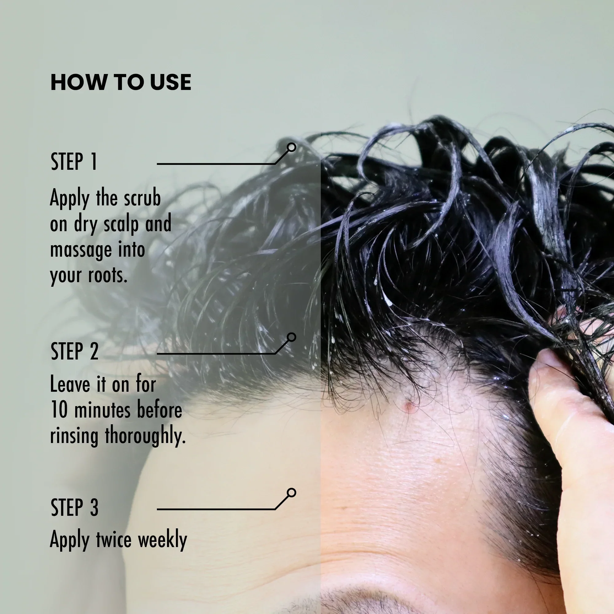 Scalp Exfoliating Scrub (100ml) + Scalp Vitalizing Serum (50ml) - Image 8