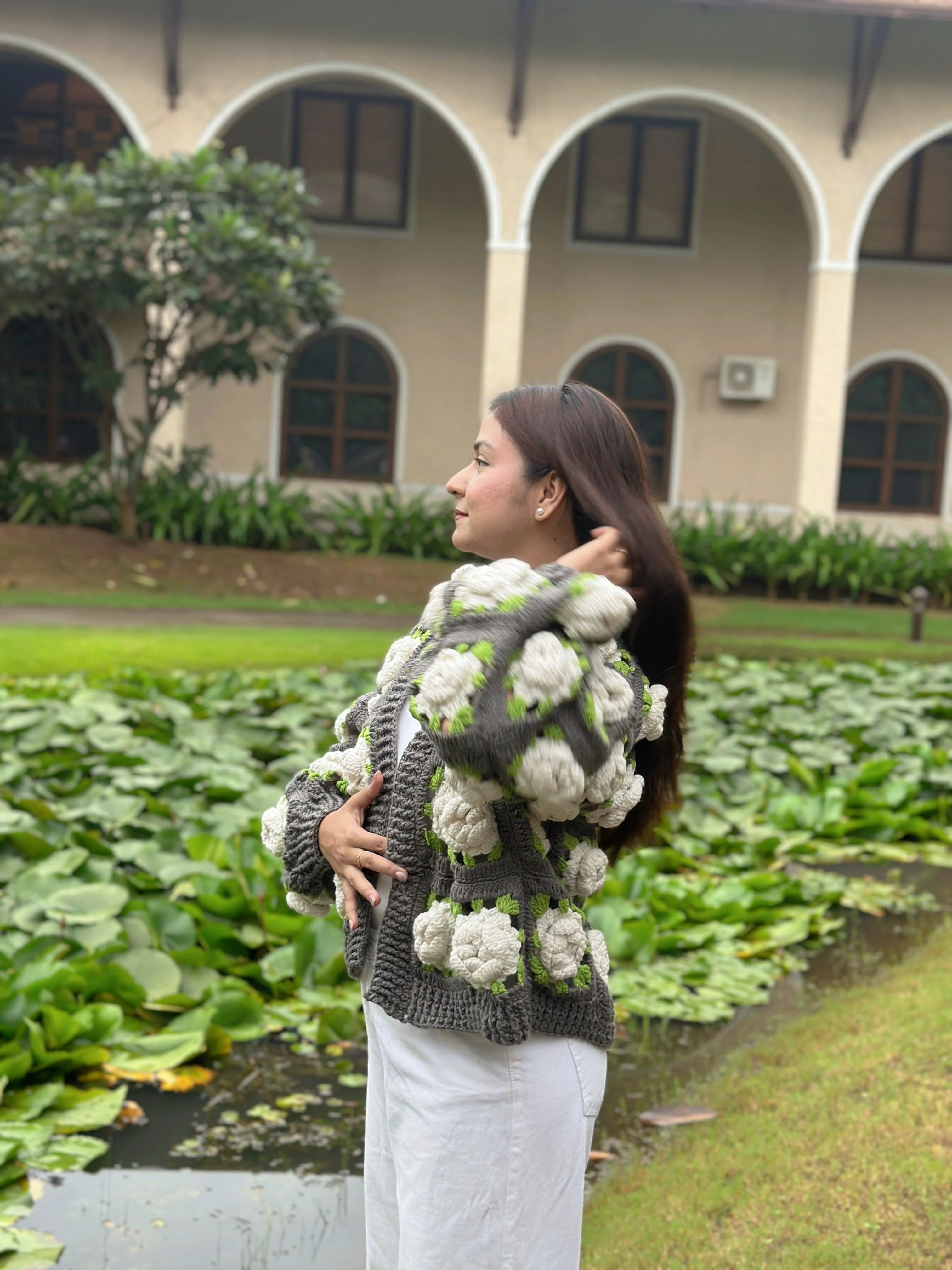 Scottish Rose Garden Cardigan - Image 6
