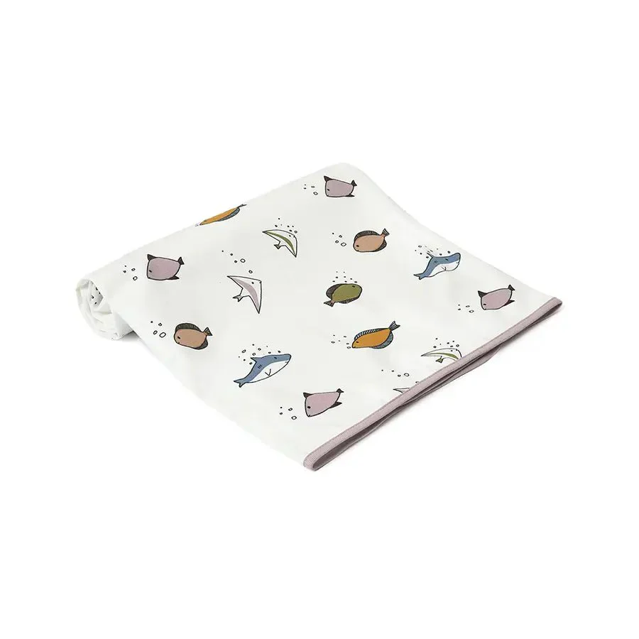 Sea World Laminated Bed Protector For Baby Mattress Protector - Image 6