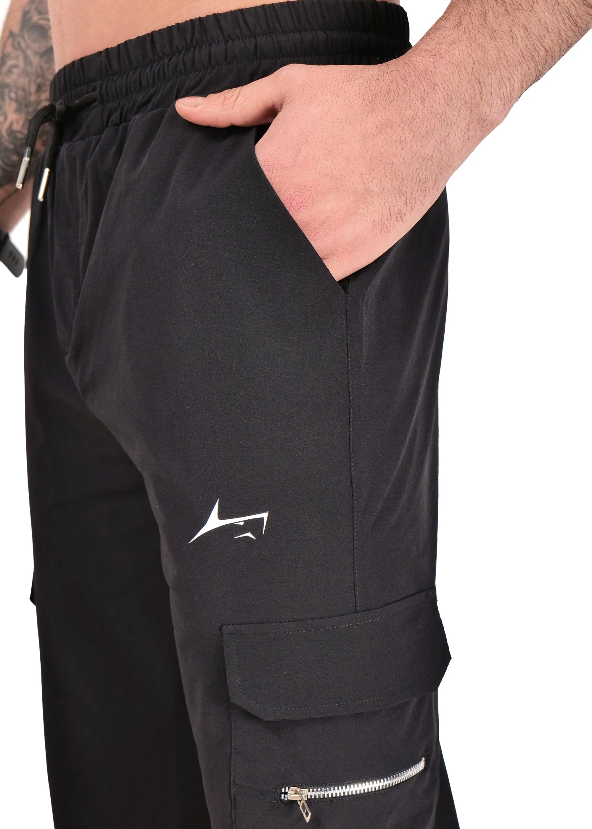 Select Odyssey Active Cargo Joggers | Black - Image 7