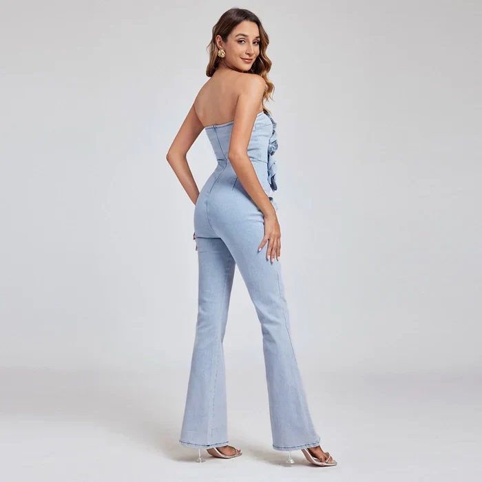 Senorita Denim Jumpsuit - Image 4