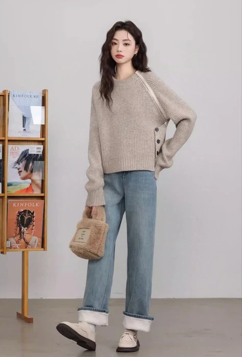 Seoul Buttoned Sweater - Image 4