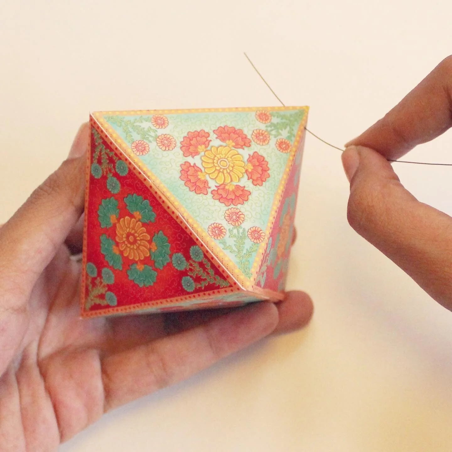 Set of 10 Geometric Ornaments - DIY Paper Craft Kit - Image 7