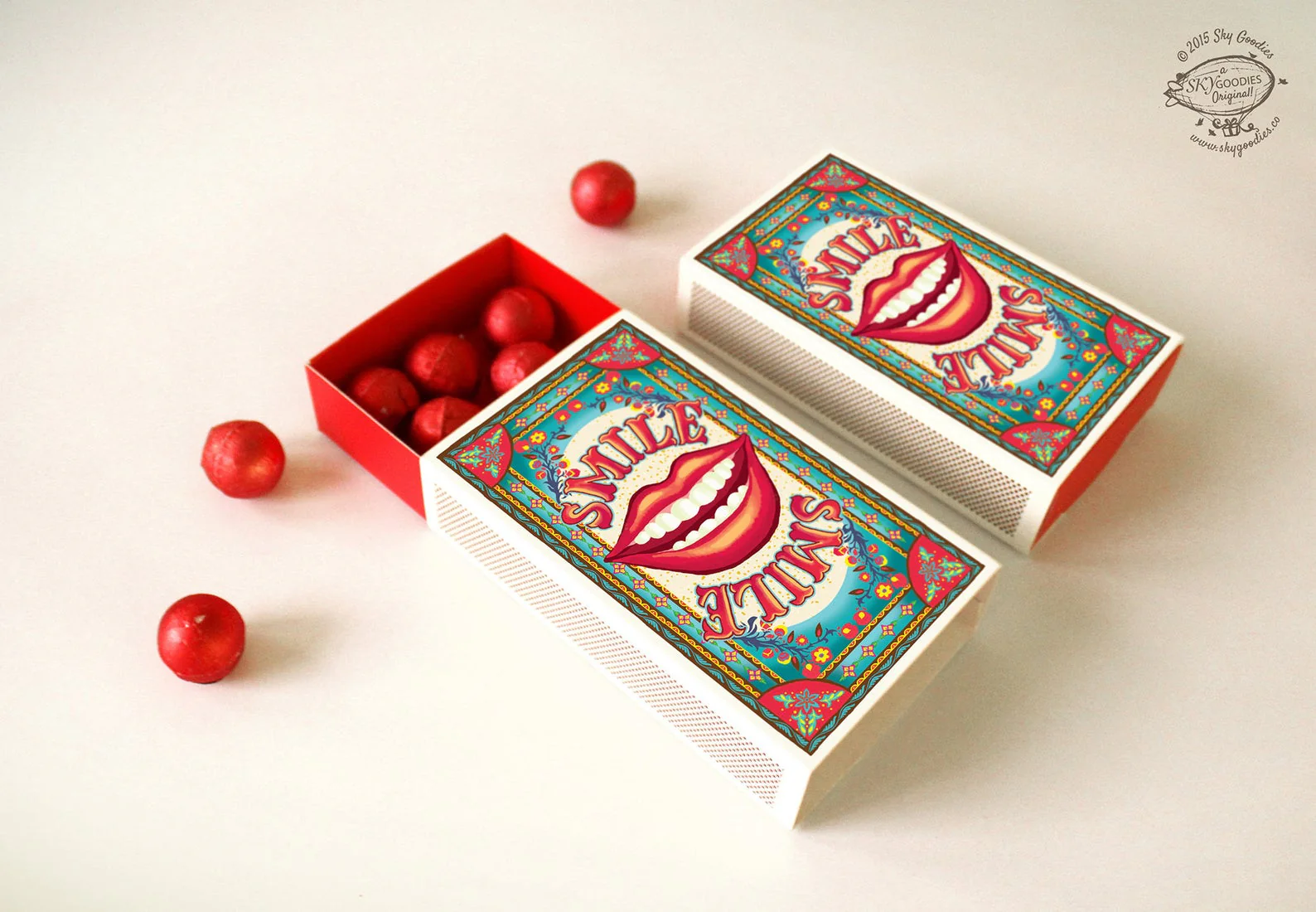 Set of 10 'Smile' Matchbox Gift Boxes - Image 3