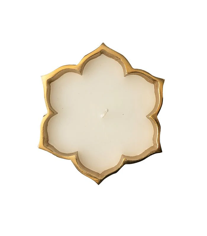 set of 2 Alumnum cast aroma candle - Image 4
