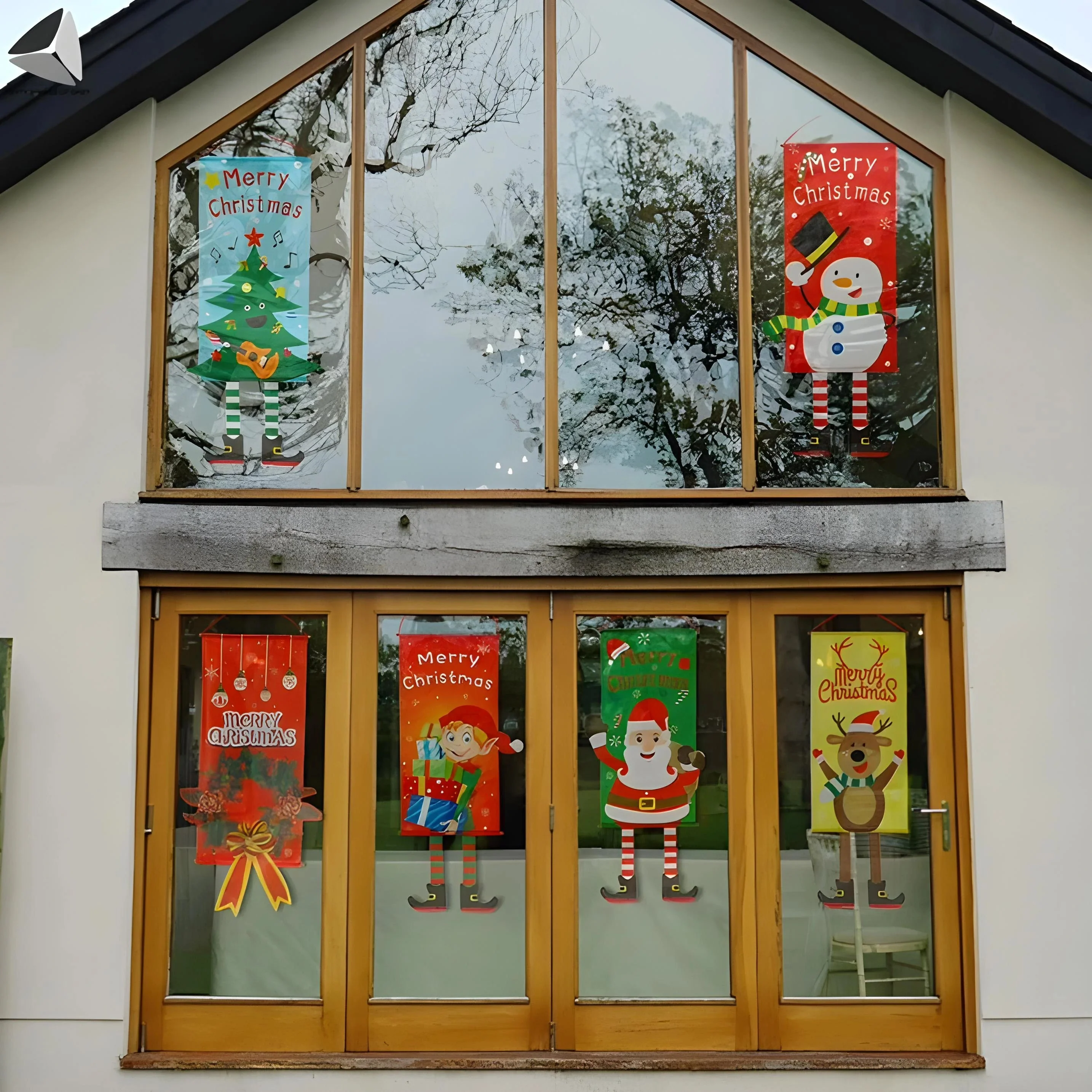 set of 3 christmas banner for decoration - Image 6