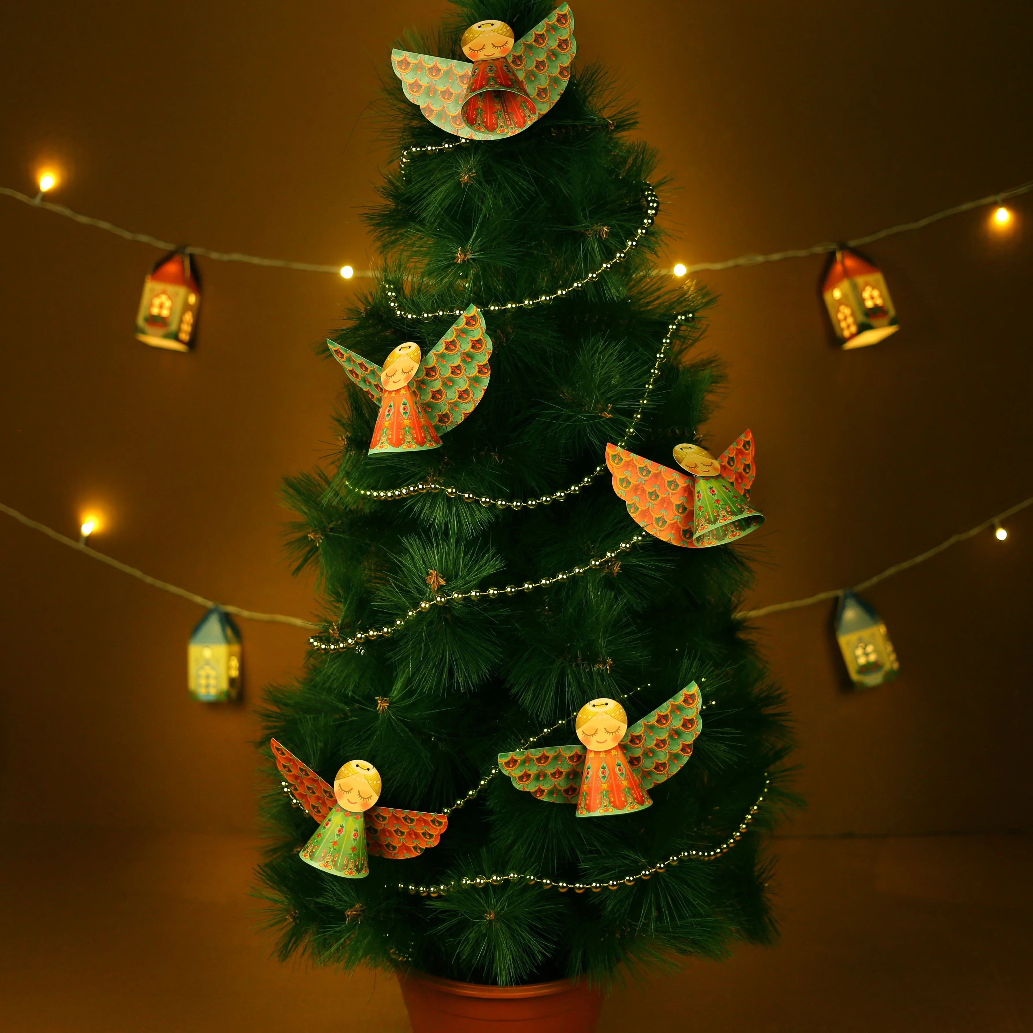 Set of 6 Paper Angels DIY Paper Craft - Image 6