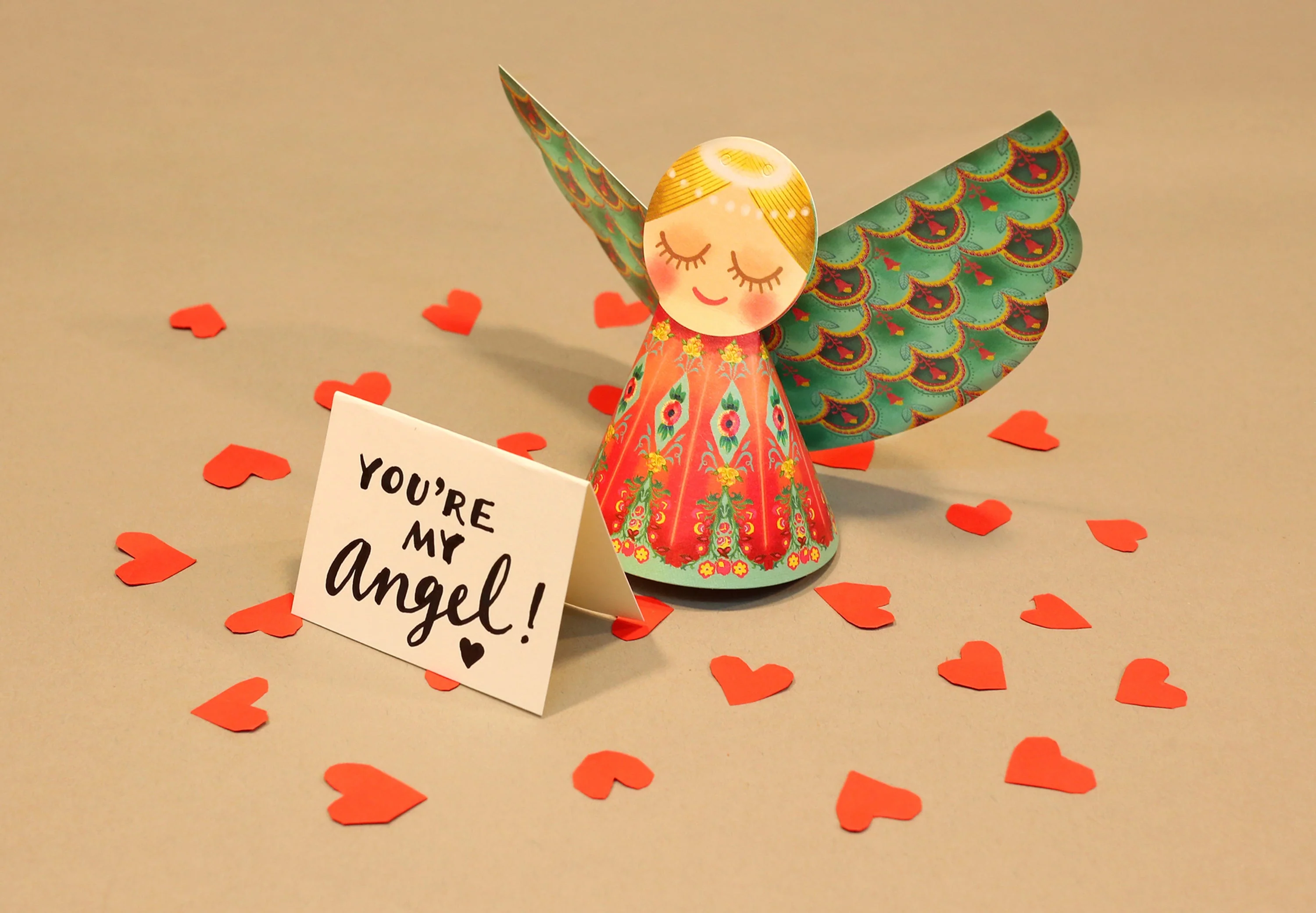 Set of 6 Paper Angels DIY Paper Craft - Image 8