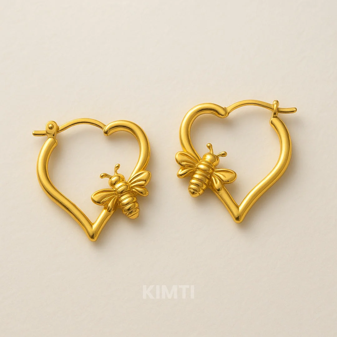 Share Falcon Hoop Anti Tarnish Earring - Image 6