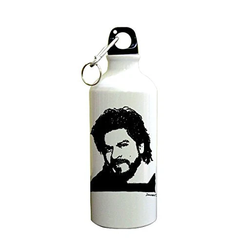Sharukh Khan Printed Sipper (600ml, Aluminium)