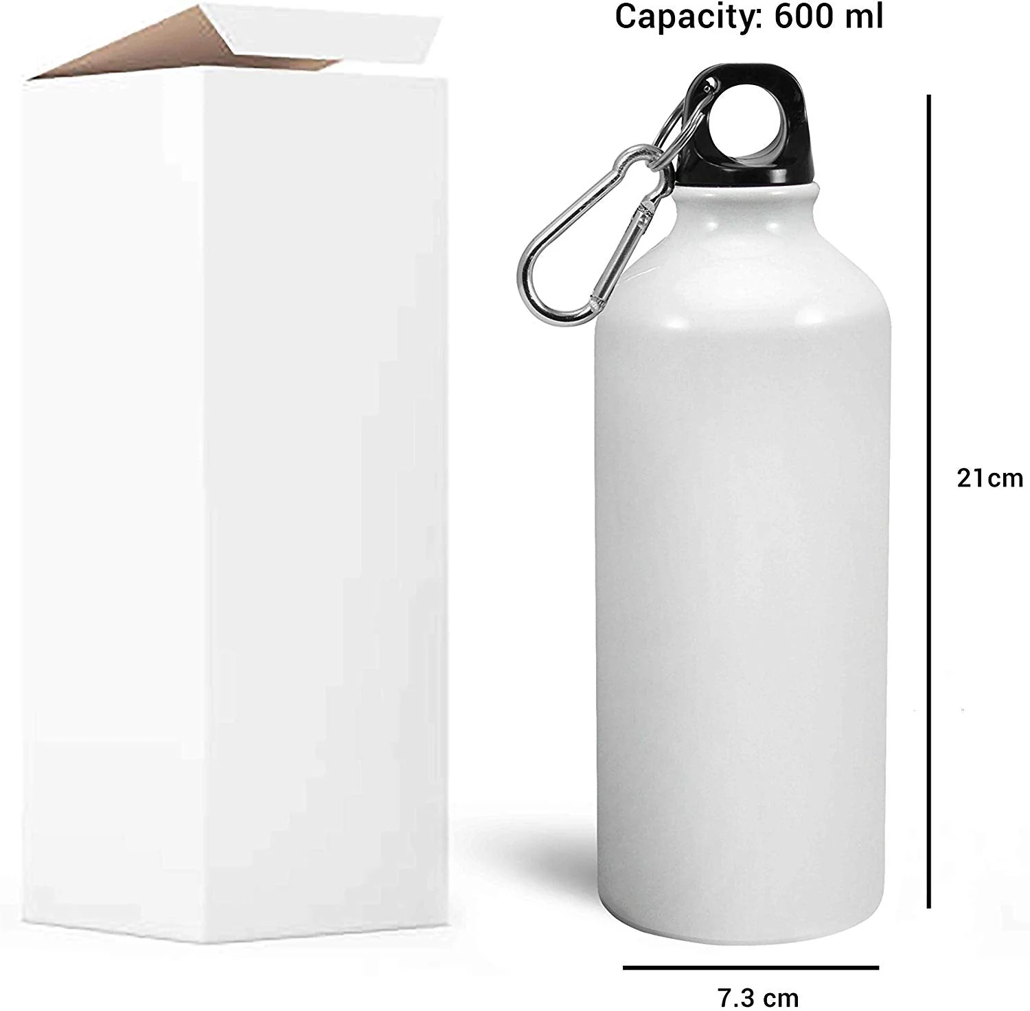 Sharukh Khan Printed Sipper (600ml, Aluminium) - Image 2