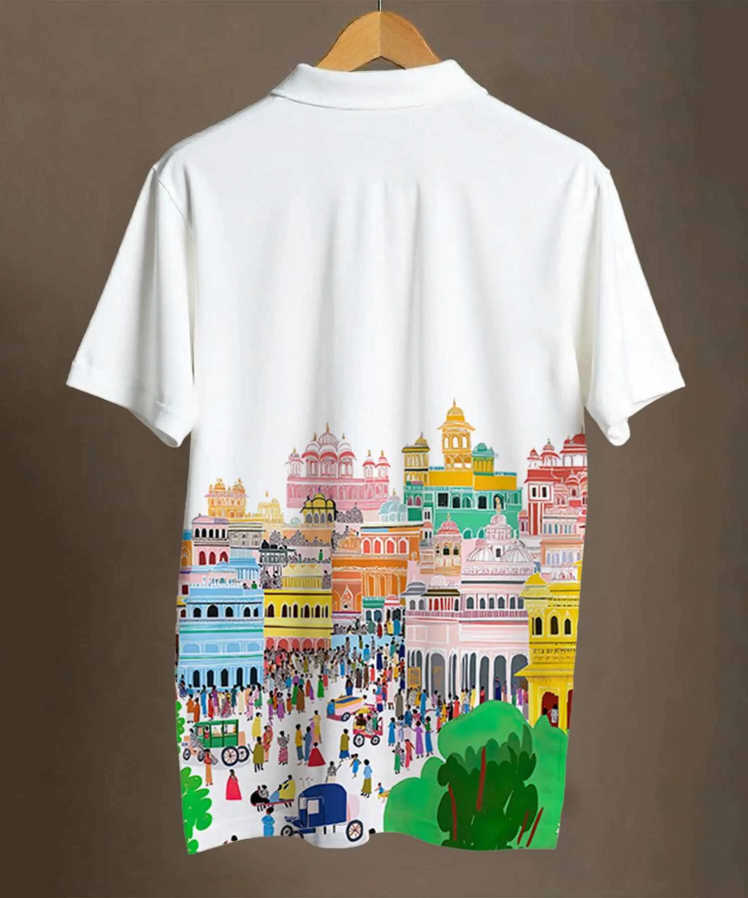 Shehar - Printed Polo Tee #1 - Image 2