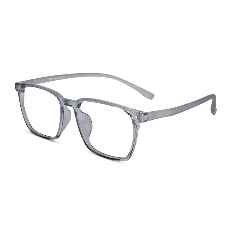Shiny Black Rectangle with Matt sides computer glasses - Image 3