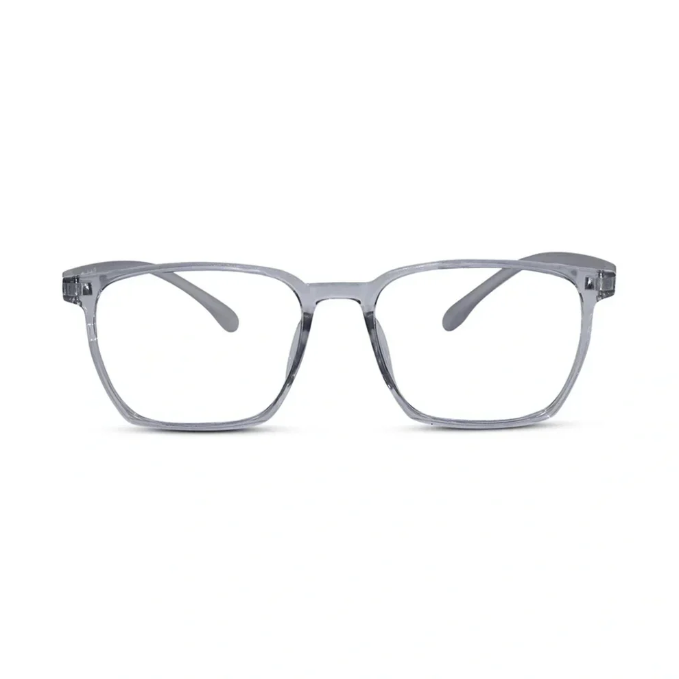 Shiny Black Rectangle with Matt sides computer glasses - Image 4
