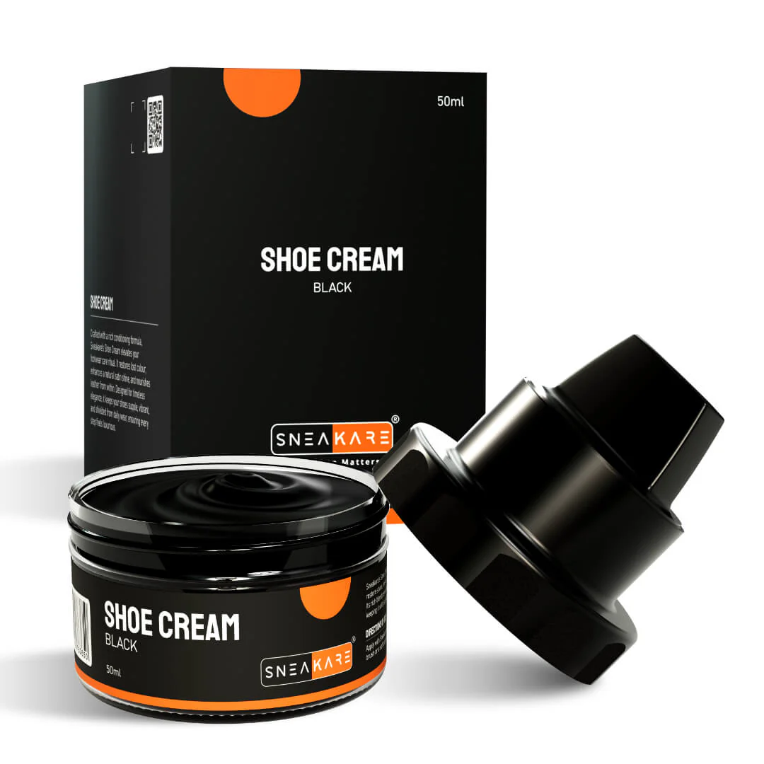 Shoe Cream with Built-In Applicator (Black 50ml) - Image 17