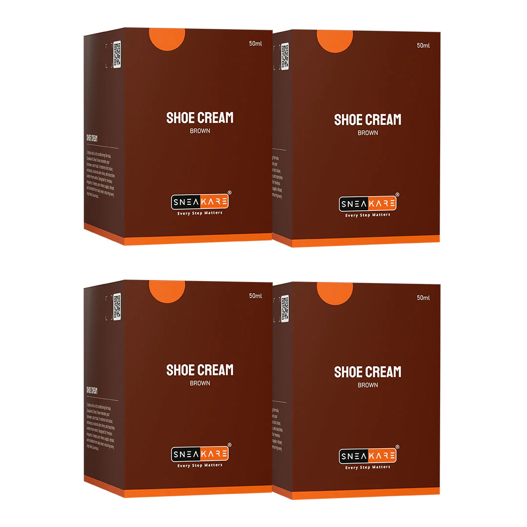 Shoe Cream with Built-In Applicator (Brown 50ml) - Image 11