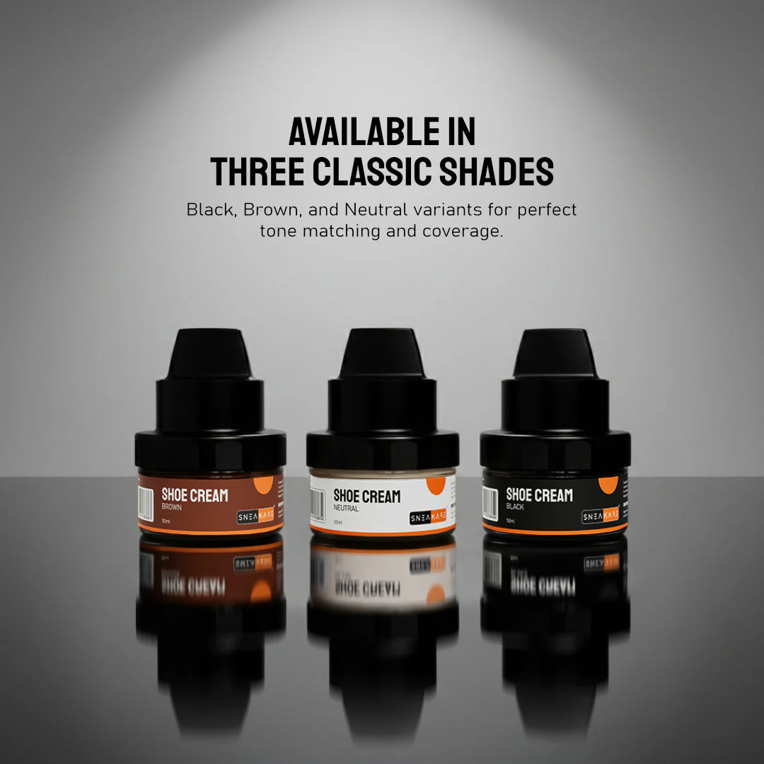 Shoe Cream with Built-In Applicator (Brown 50ml) - Image 7
