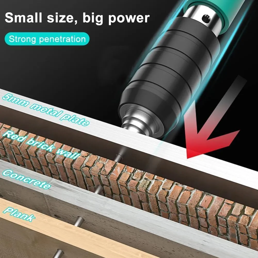 Shooter: Adjustable Manual Concrete Nail Gun for Wall Fixing, Woodworking & Portable Nail Shooting - Image 7