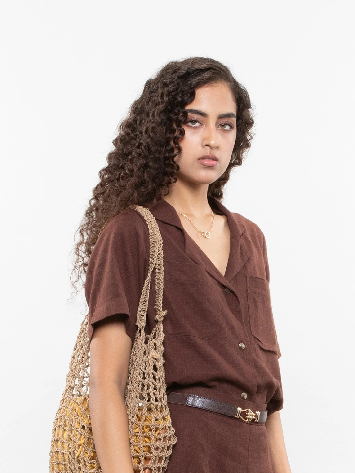 Short-sleeve linen shirt - Image 16