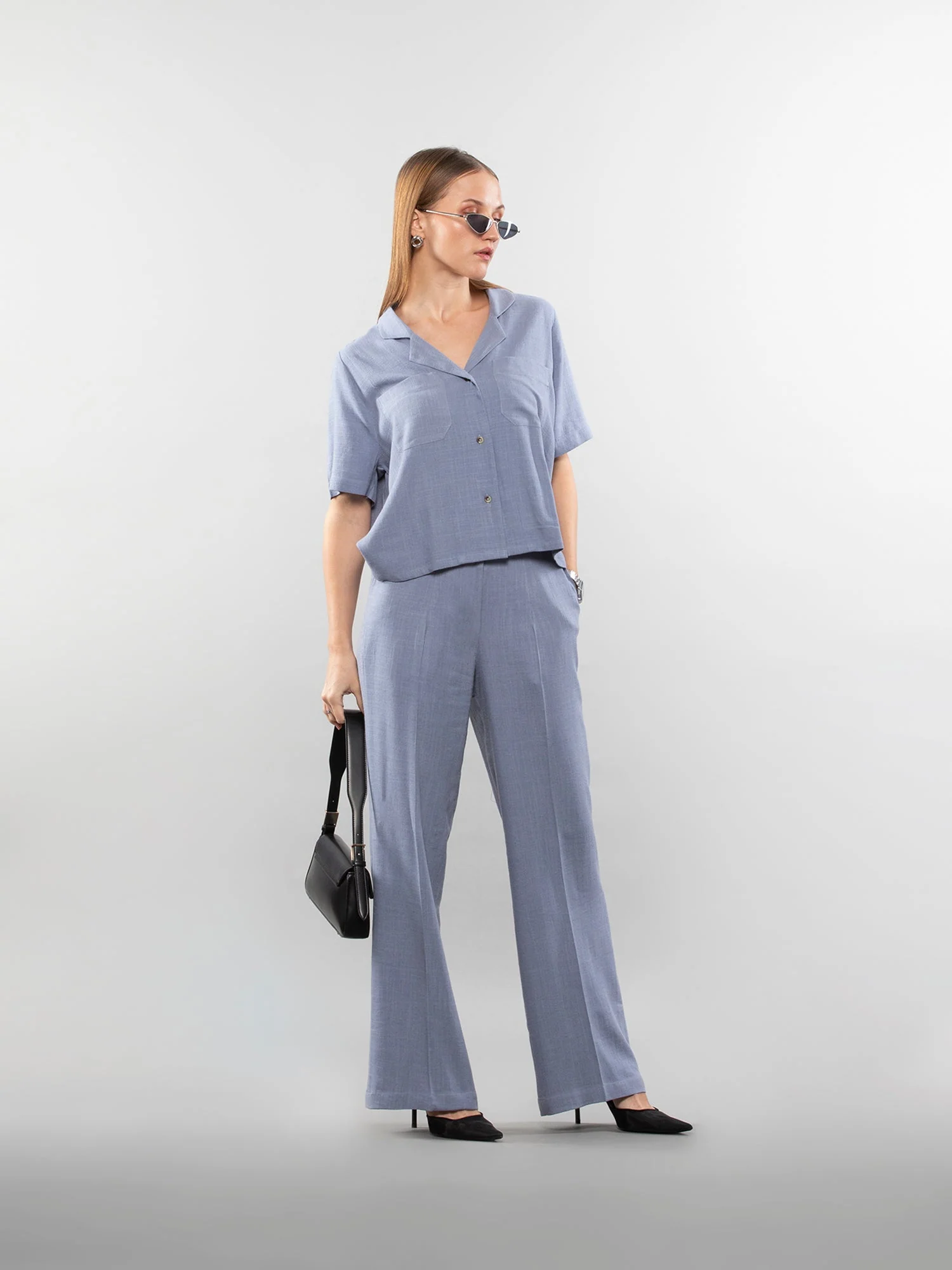 Short-sleeve linen shirt - Image 5