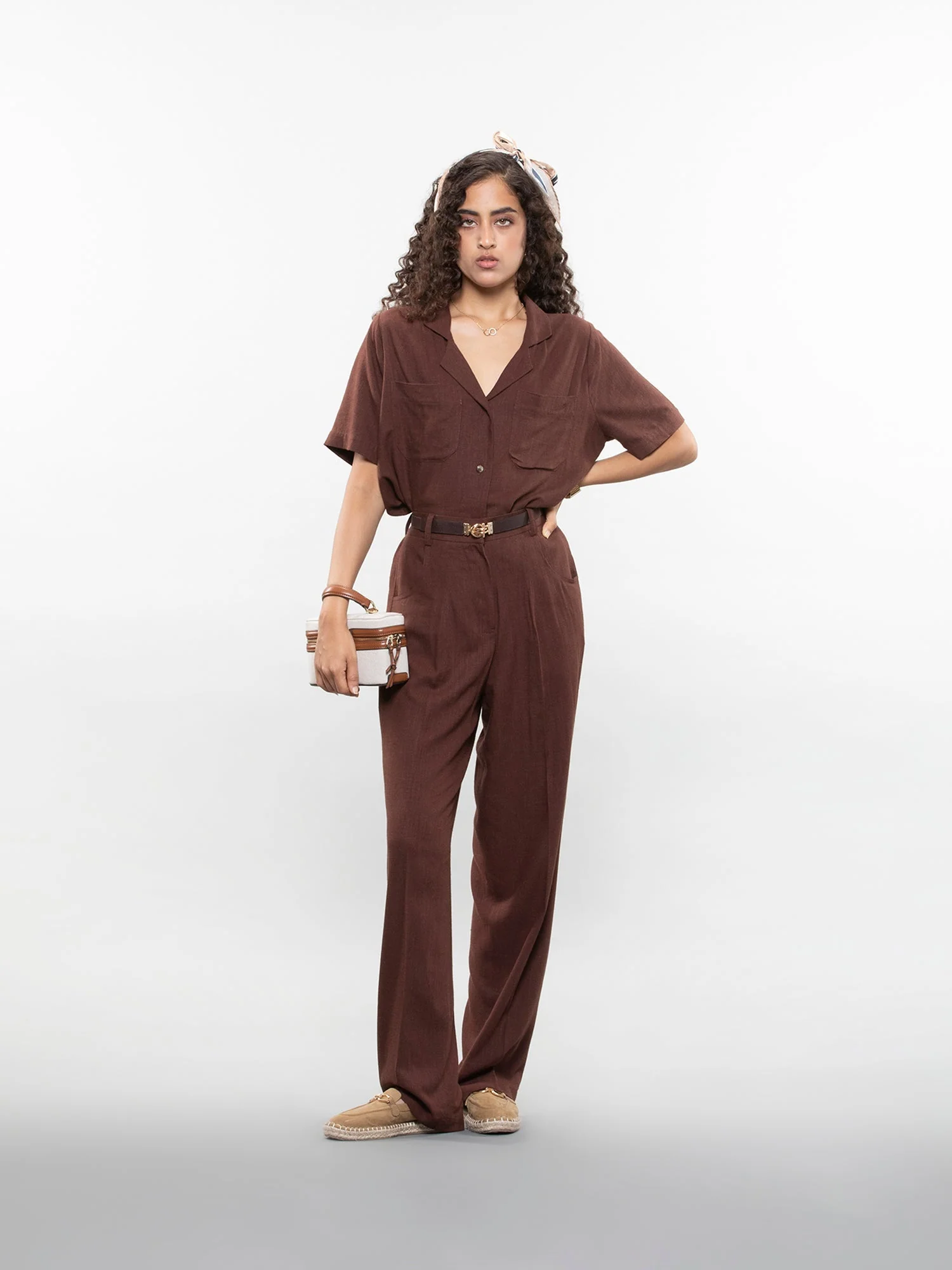 Short-sleeve linen shirt - Image 13