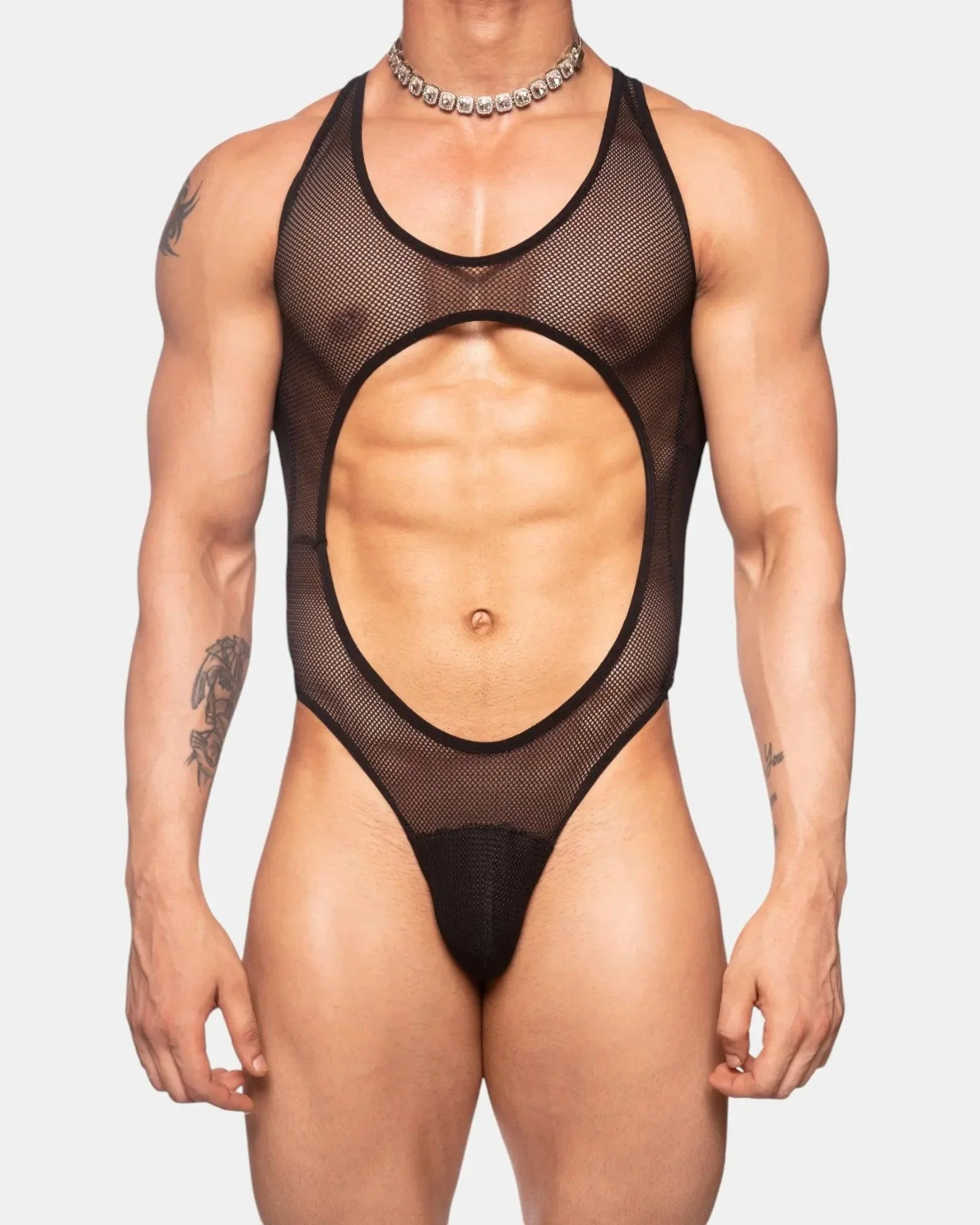 ShowAbs Bodysuit /Black - Image 3