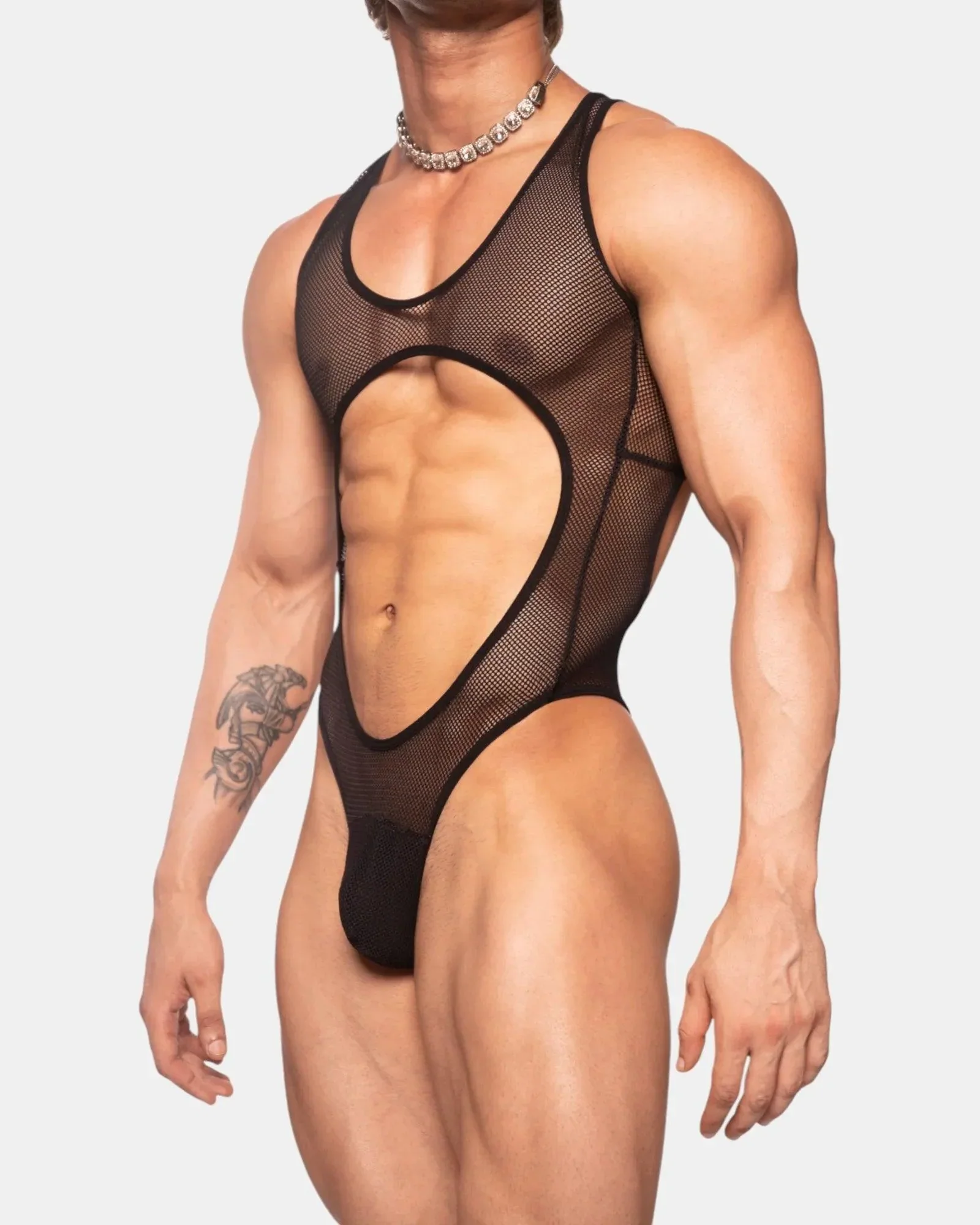ShowAbs Bodysuit /Black - Image 4