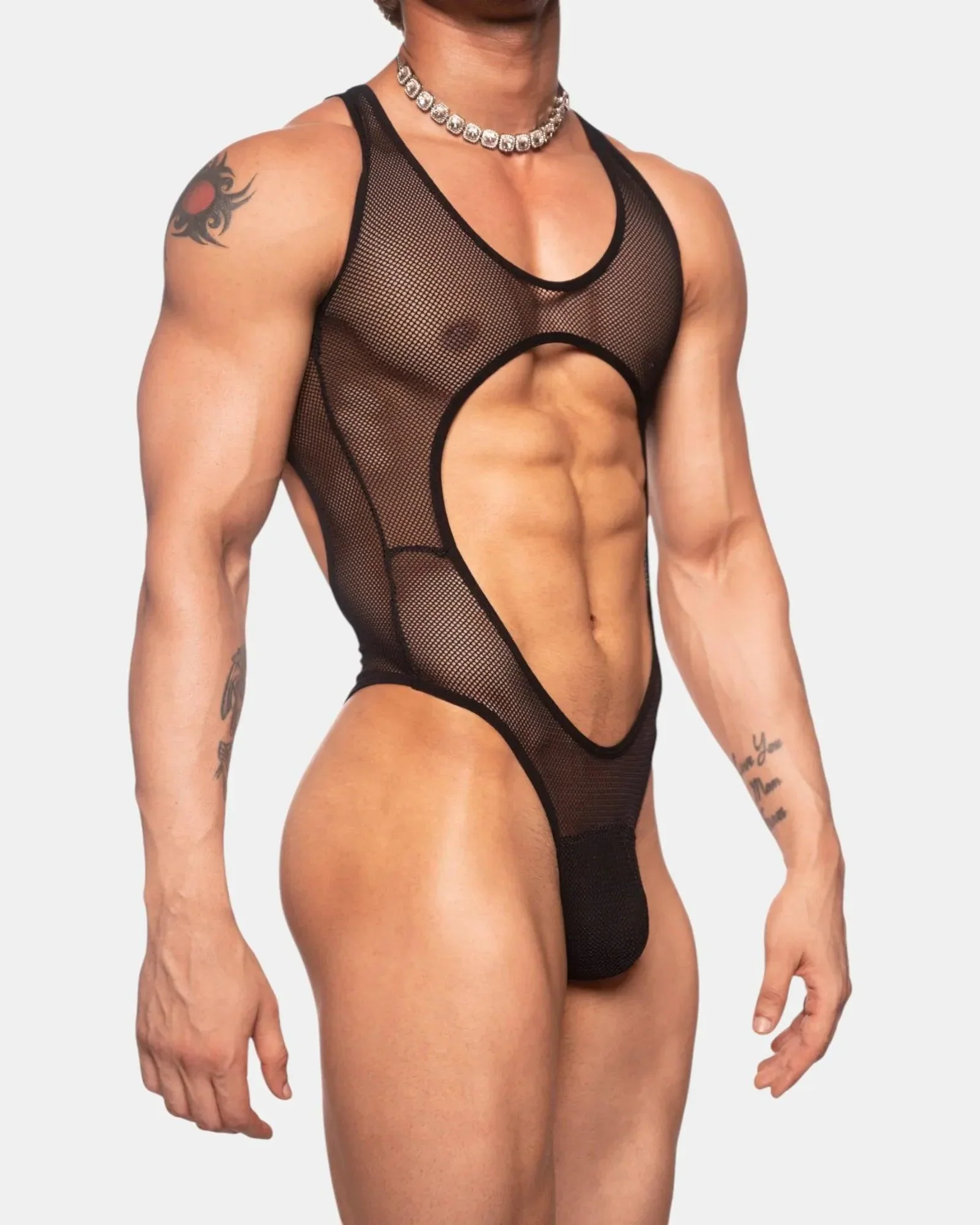 ShowAbs Bodysuit /Black - Image 8