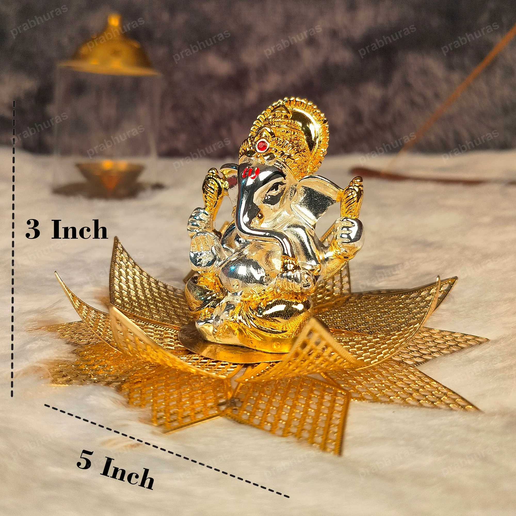 Shree Ganesh Ji Idol For Office car dashboard Temple - Image 5