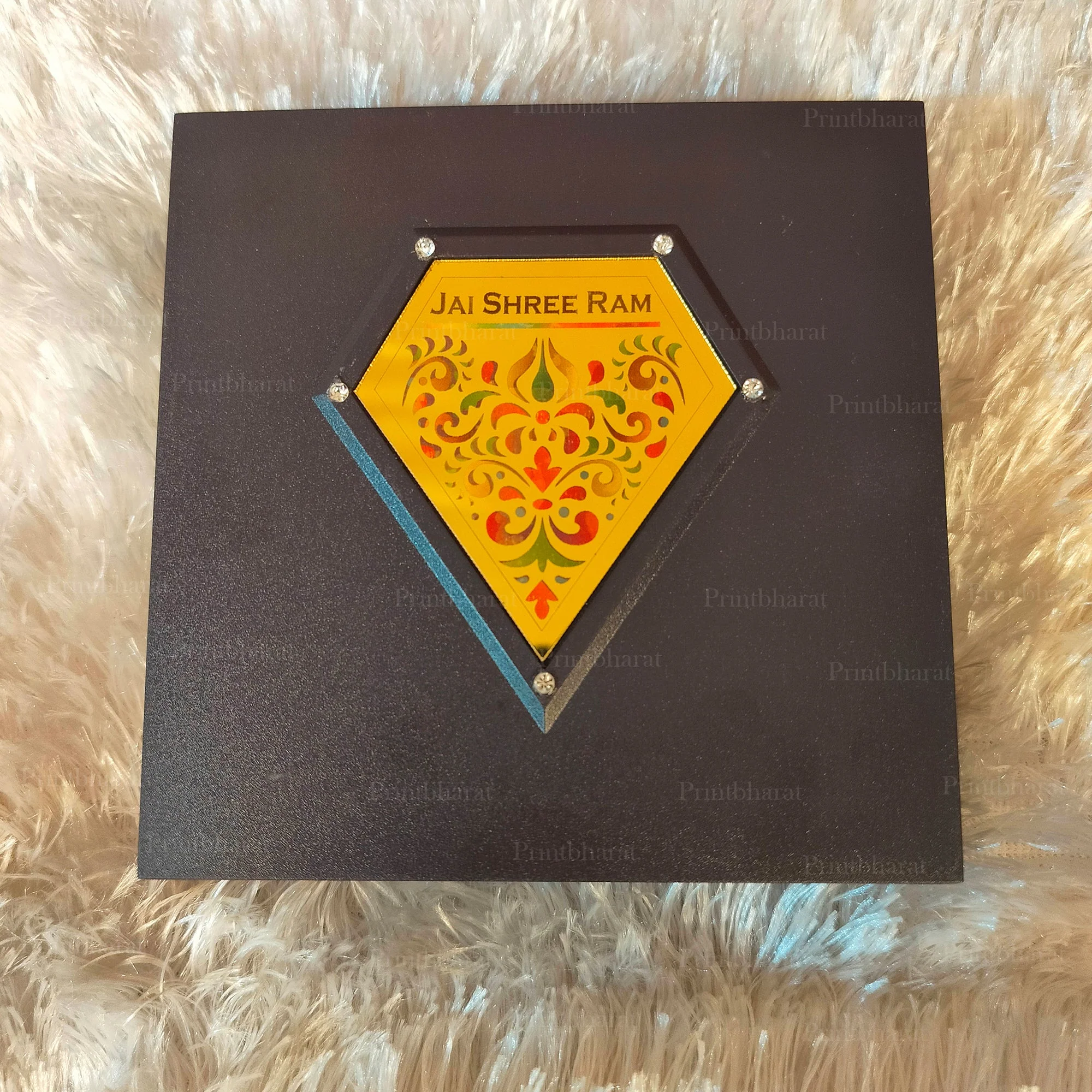 Shree Ram Lala Pocket Temple (24 Karat Gold Coated) - Image 6