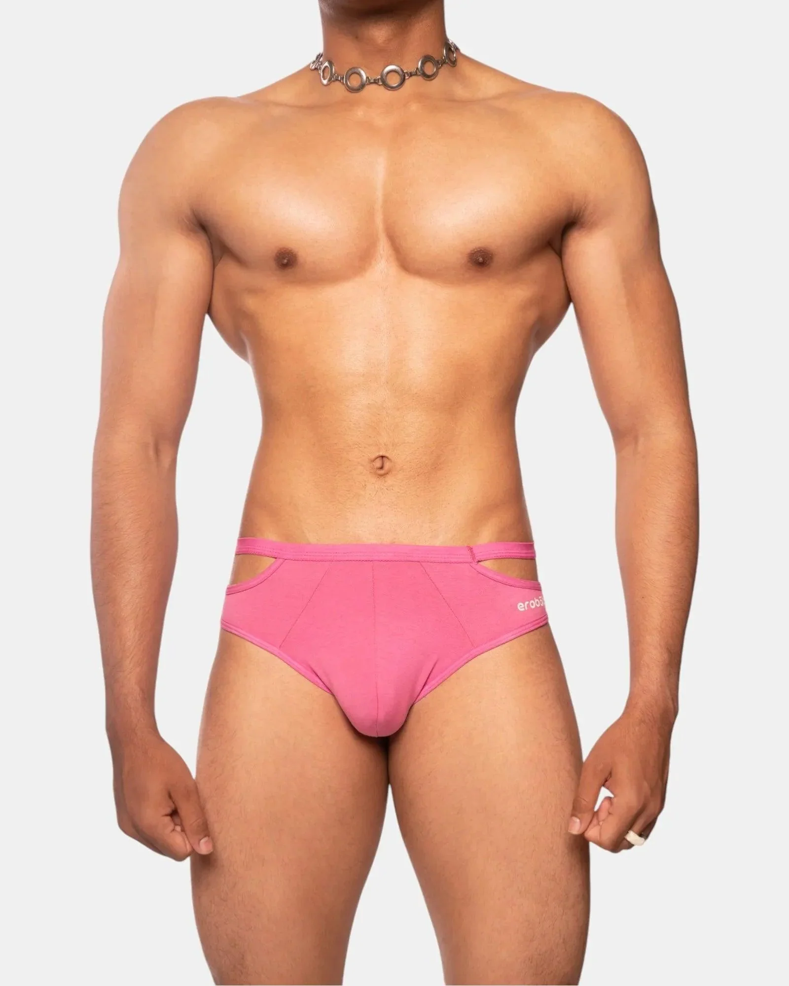 Side Slits Brief /Ibis Rose - Image 7