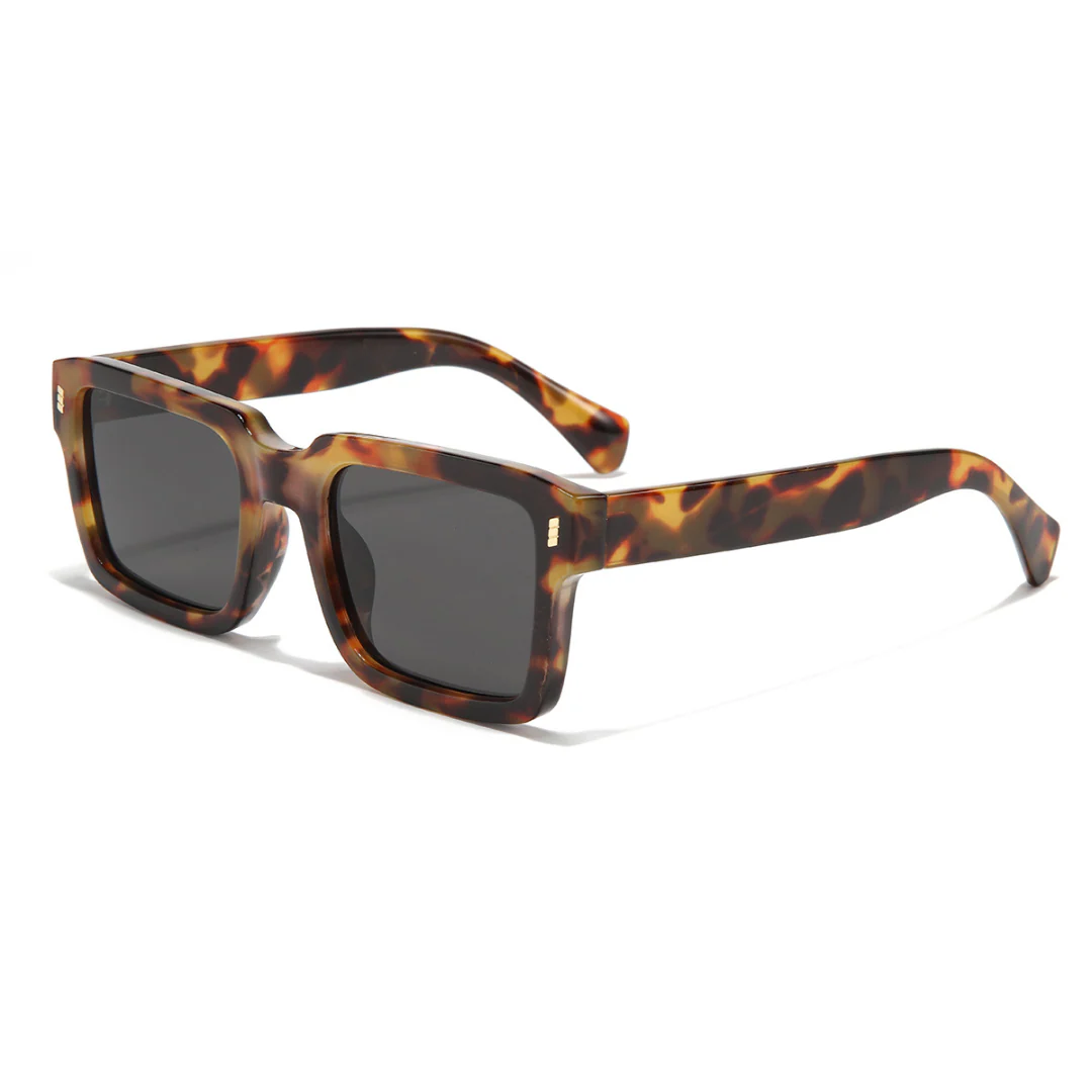 Sigma Tortoise Black Rectangle Sunglasses - Image 5