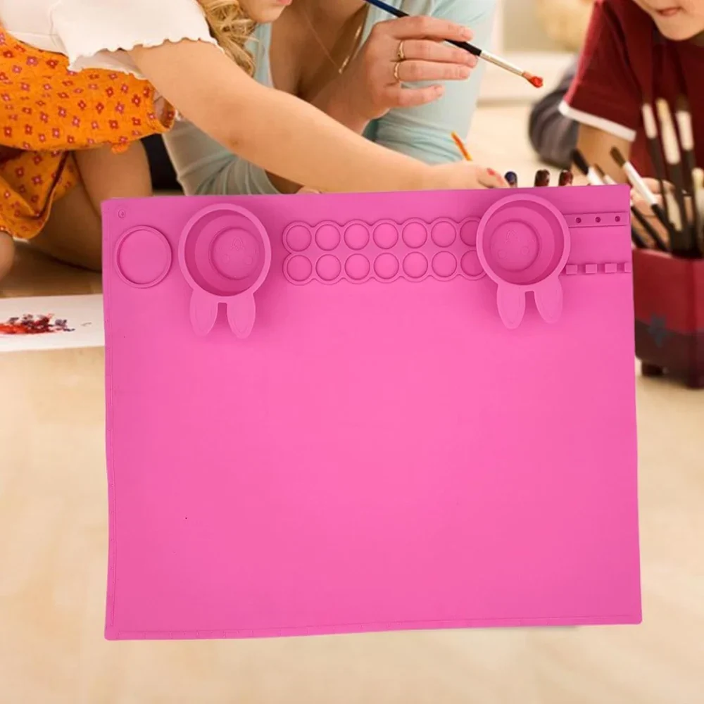Silicone Painting Mat for Kids Mess Free for Crafts - Image 2