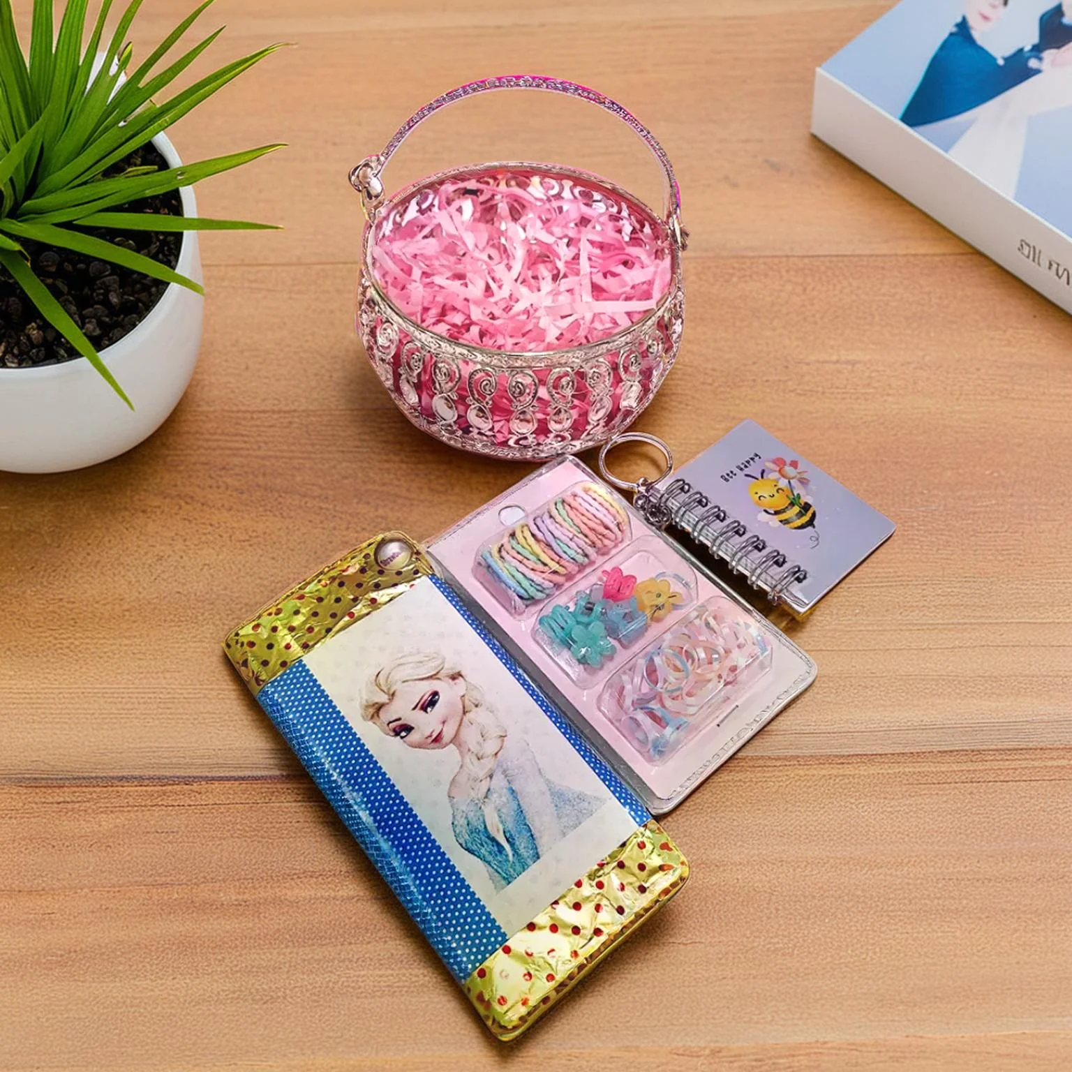 Silver Basket Choco Bar Hamper for Girls - Image 2