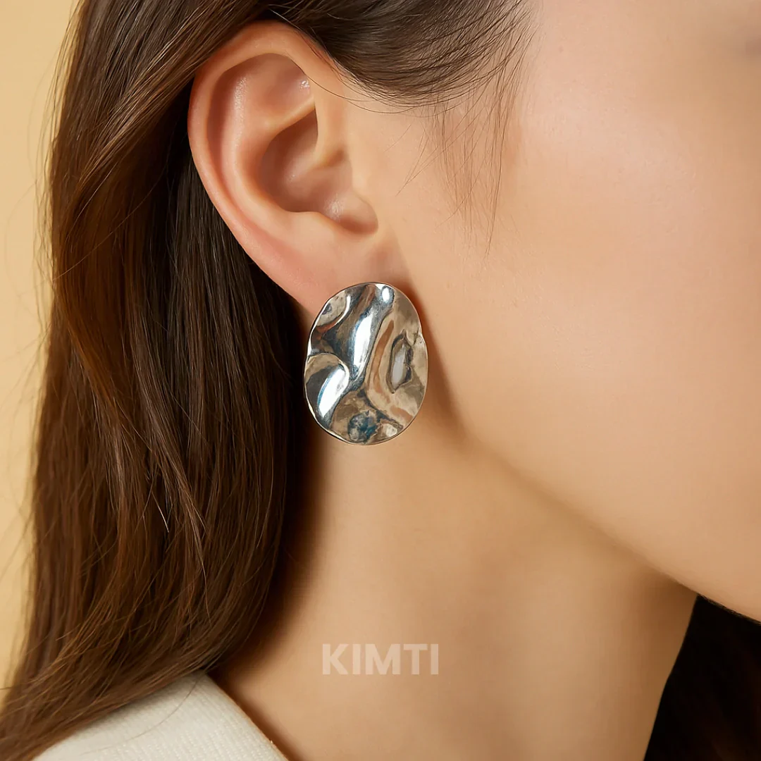 Silver Stud Earring - Image 2