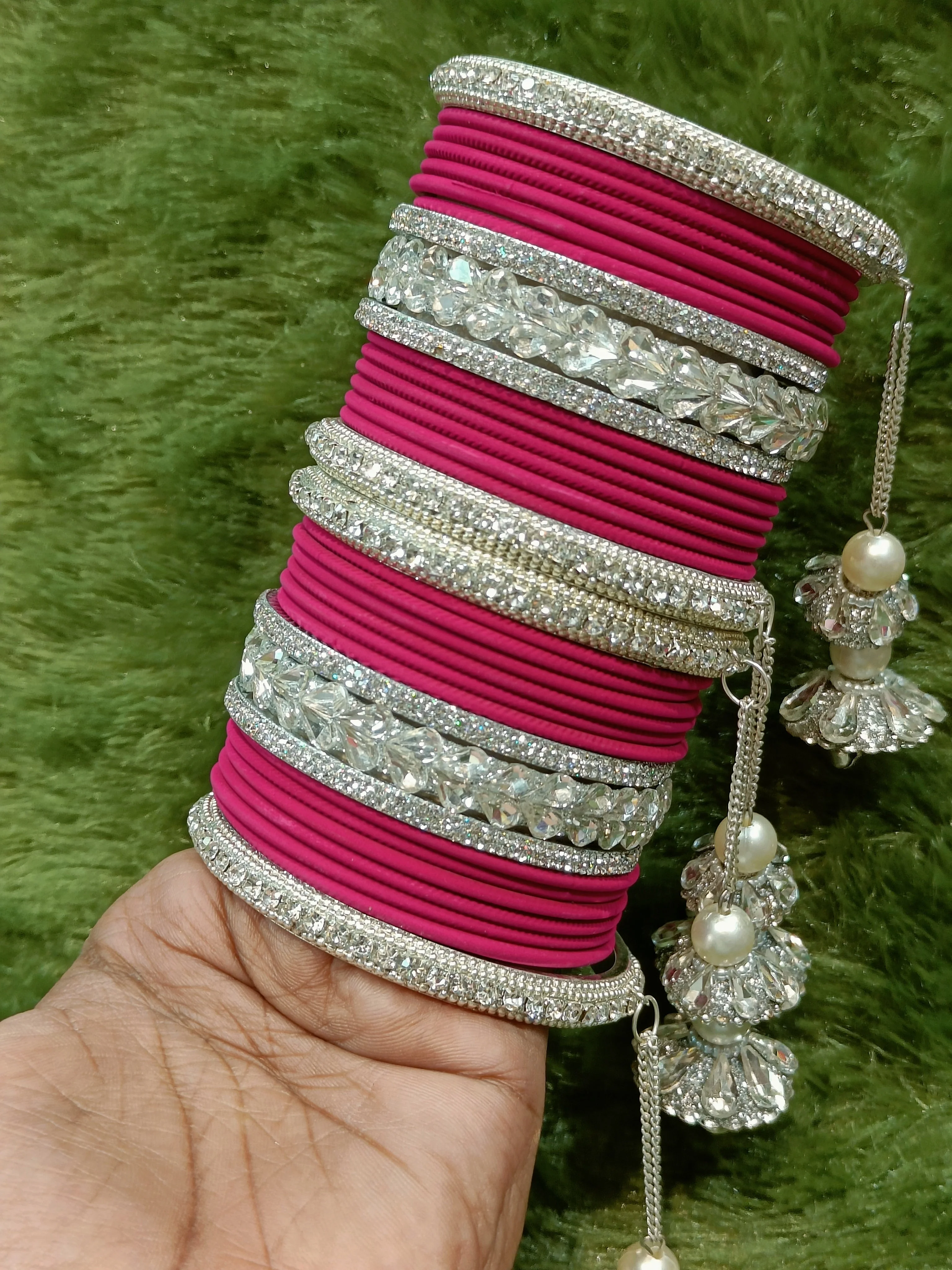 Silver touch bangles set - Image 9