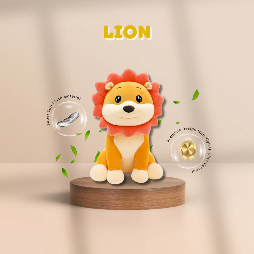 Sitting Lion Soft Toy : A Regal and Cozy Companion - Image 4