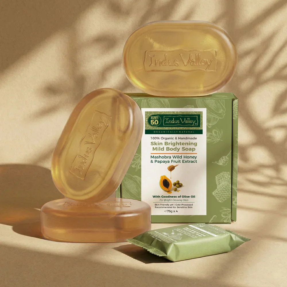 Skin Brightening Mild Body Soap - Pack of 4