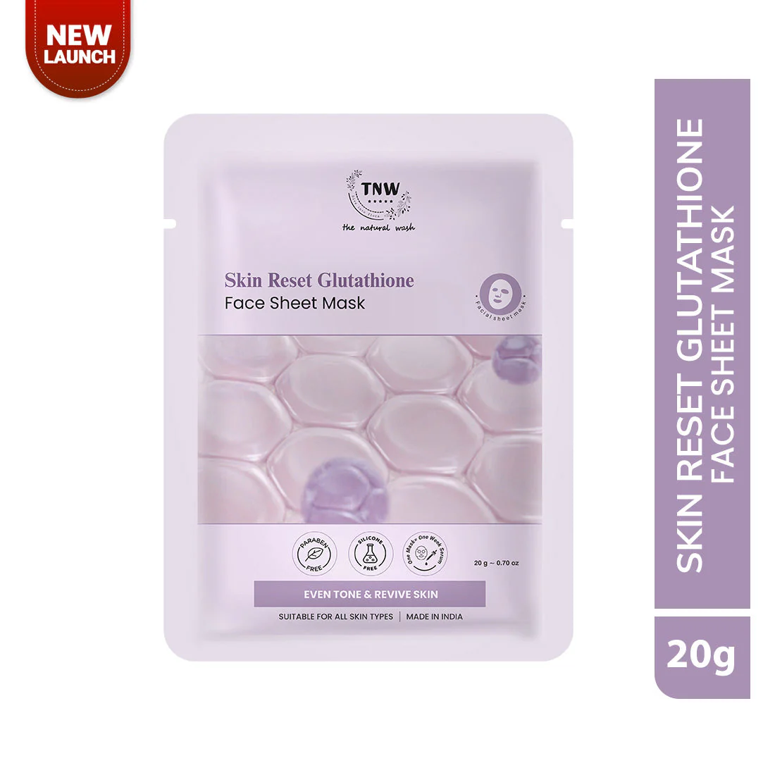 Skin Reset Glutathione Face Sheet Mask (SC) - Image 2
