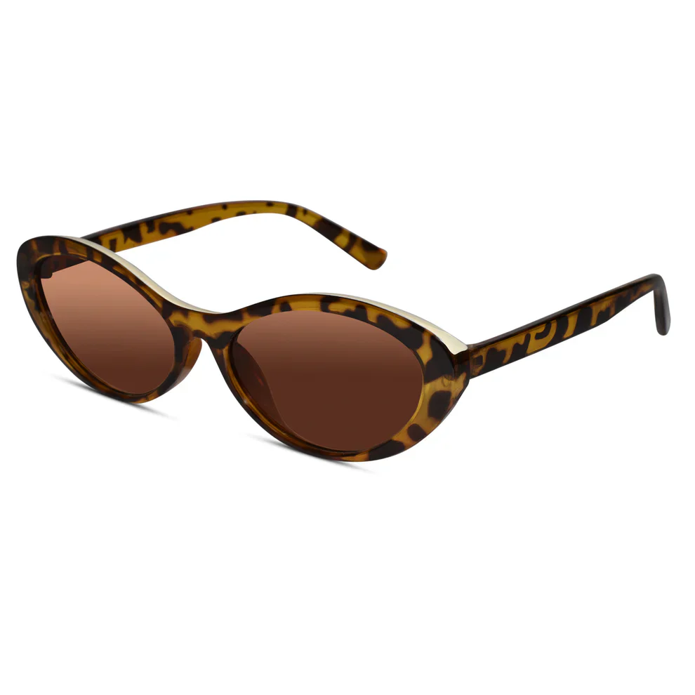 Sleek Black Cat Eye  Sunglasses - Image 11