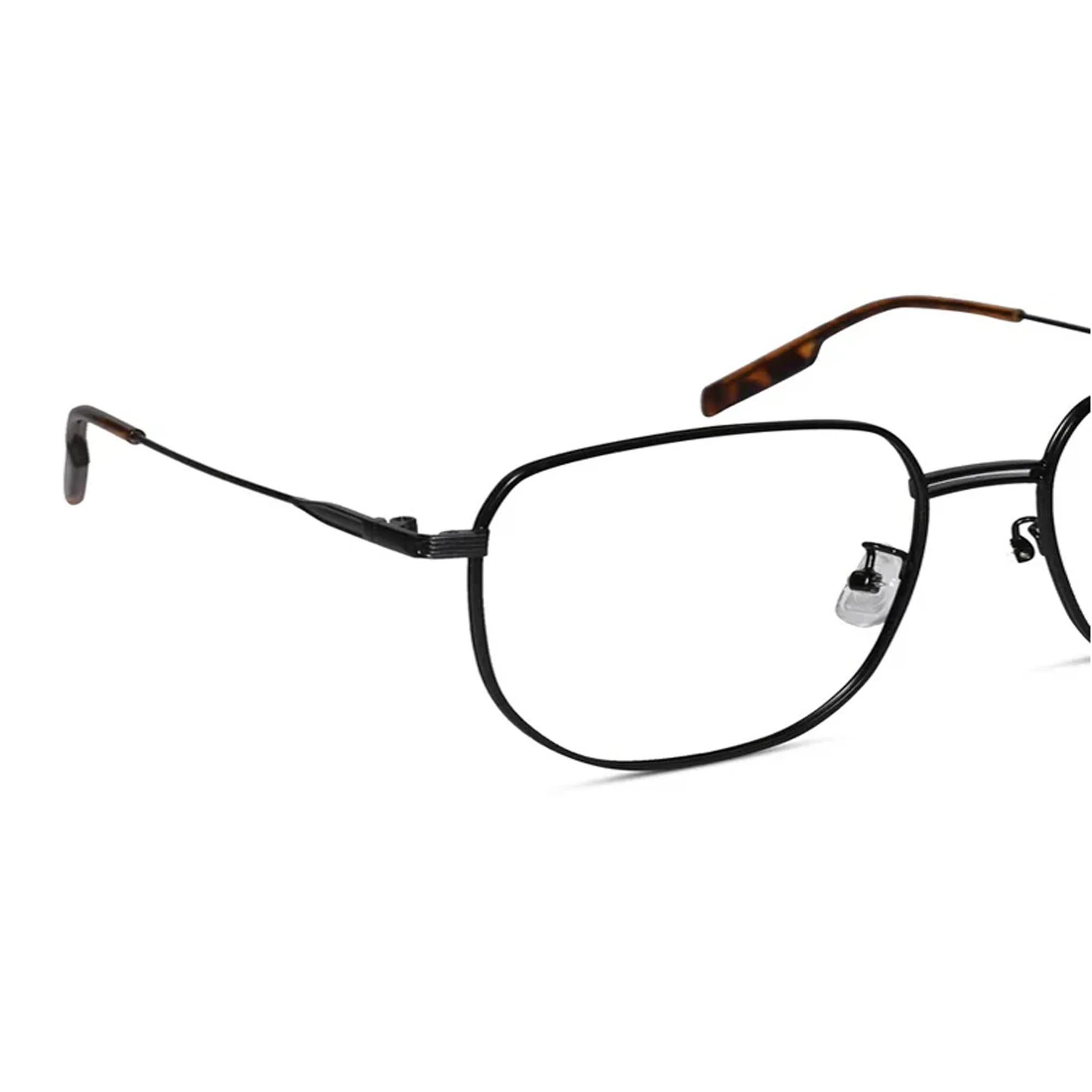 Sleek Black Oversize Eyeglasses For Women & Men - Image 3