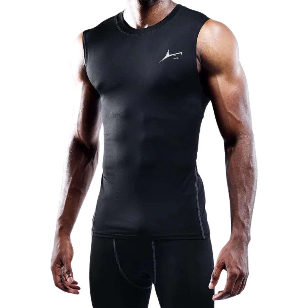 Sleeveless Compression Tank Top T-Shirt - Image 6