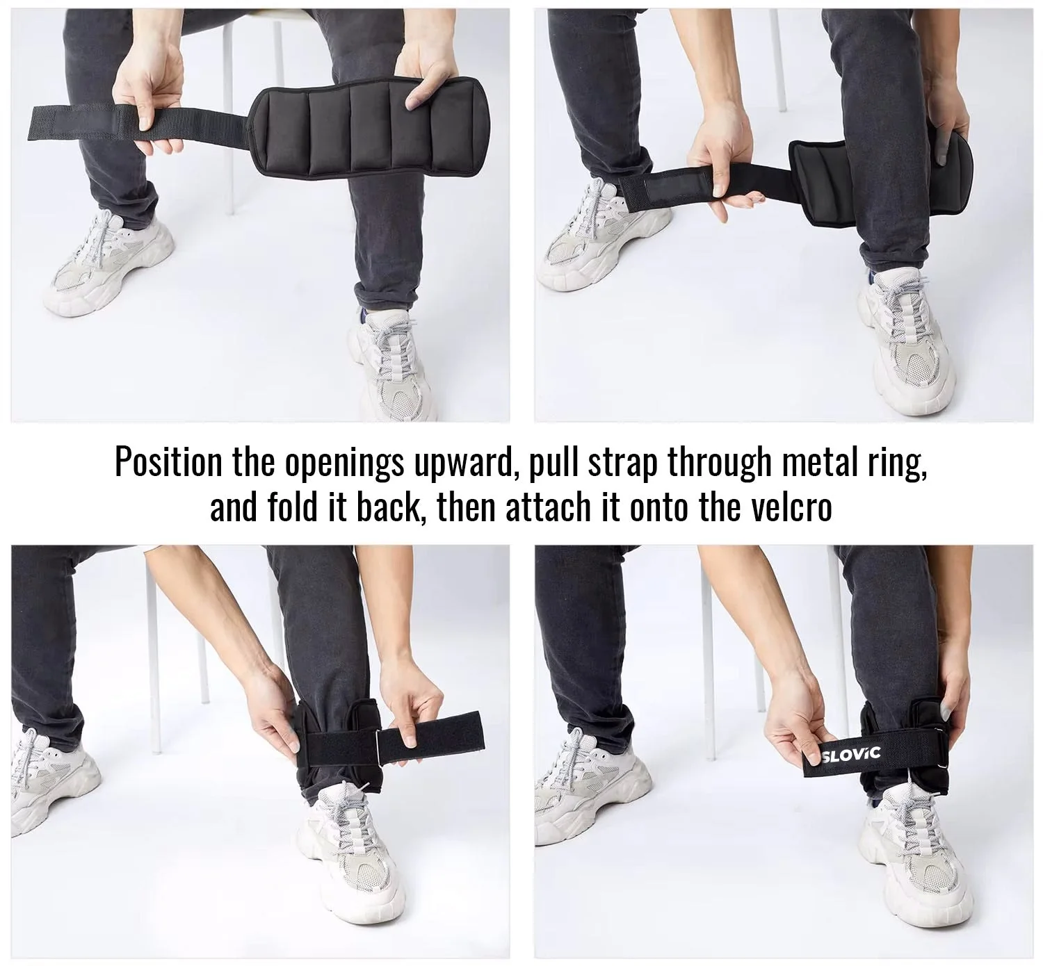 Slovic Ankle Weights - 2 KG [2 x 1 KG] - Image 8