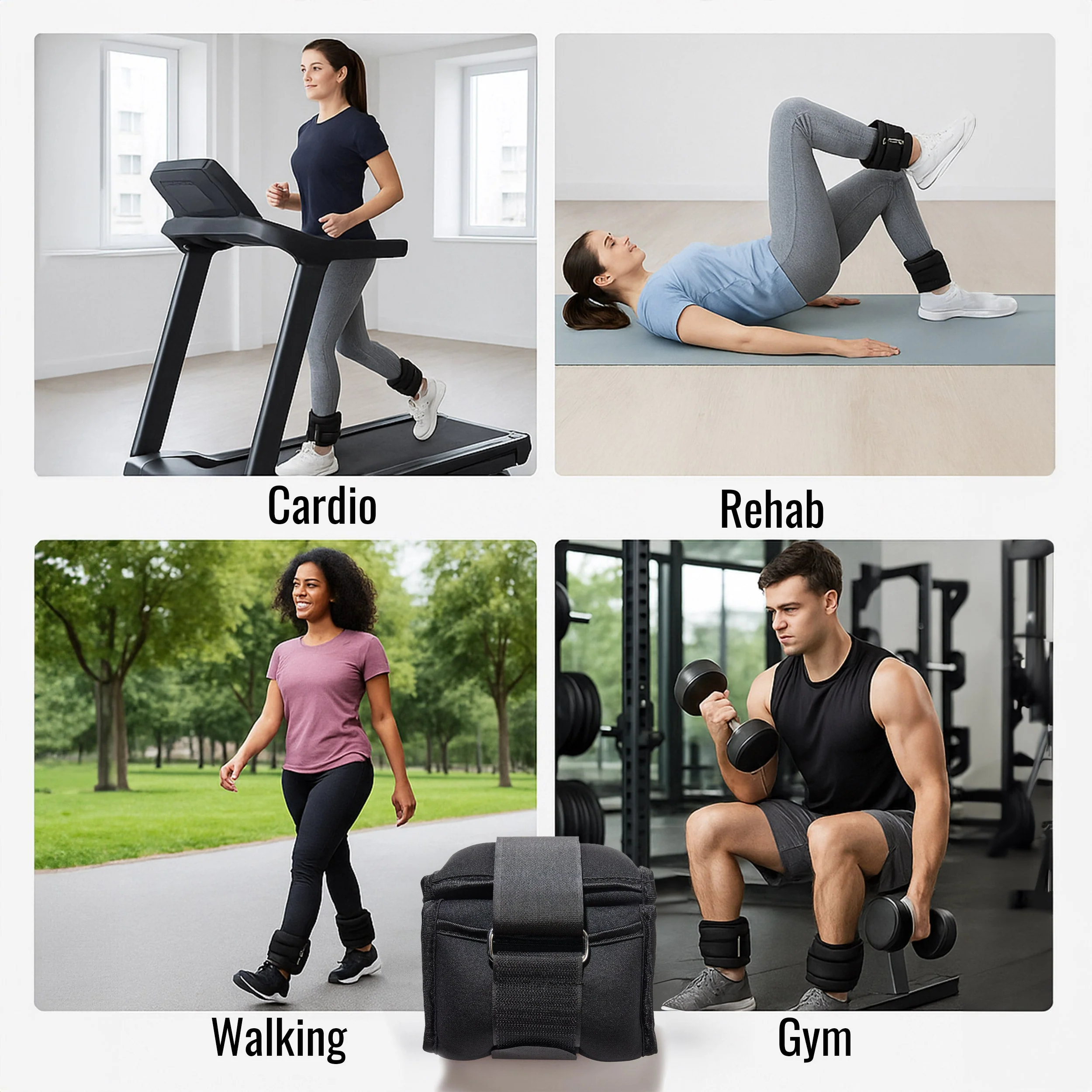 Slovic Ankle Weights - 2 KG [2 x 1 KG] - Image 9