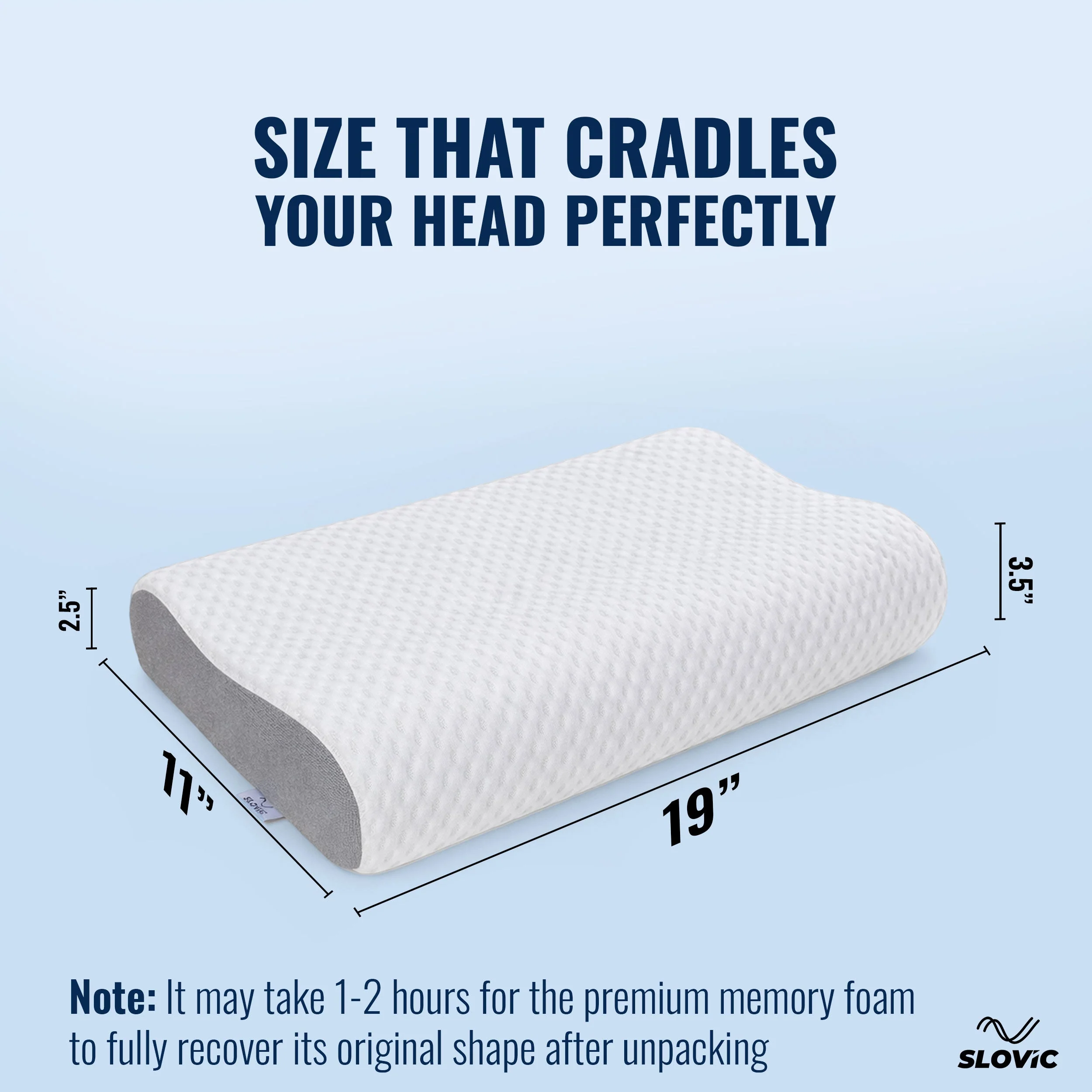 SLOVIC Cervical Pillow for Neck Pain - Image 6