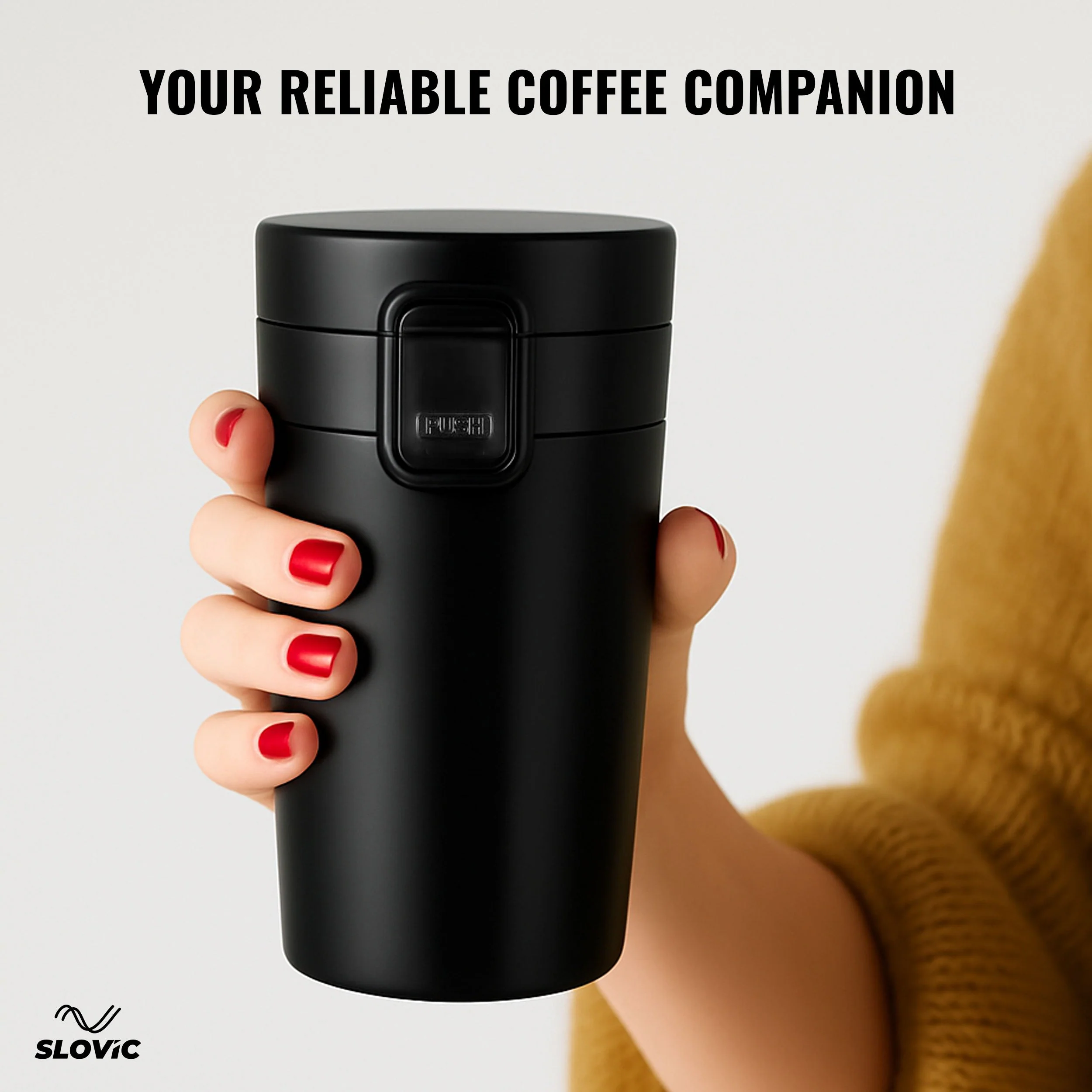 Slovic Coffee Mug Travel - 400 ML - Image 3