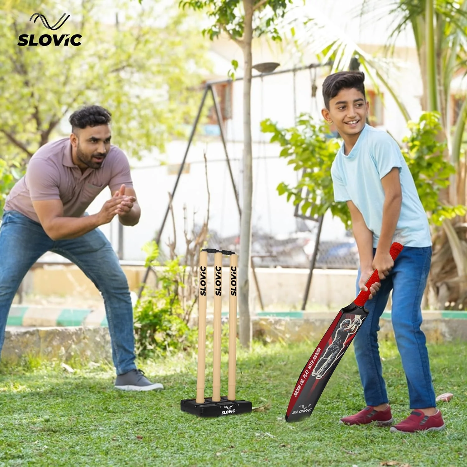Slovic Cricket Bat | 81 x 10 CM | Lightweight Fiber Bat for Cricket kit - Image 5