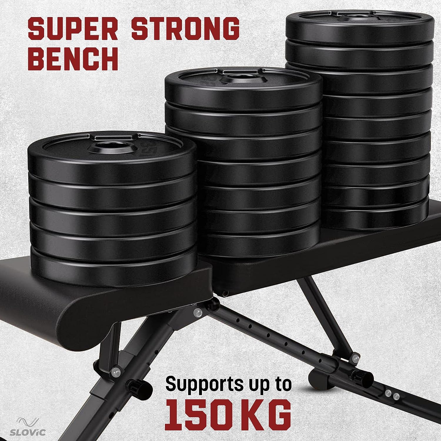 SLOVIC Foldable Fitness Bench | Home Gym Bench | Supports up to 500 kg - Image 5