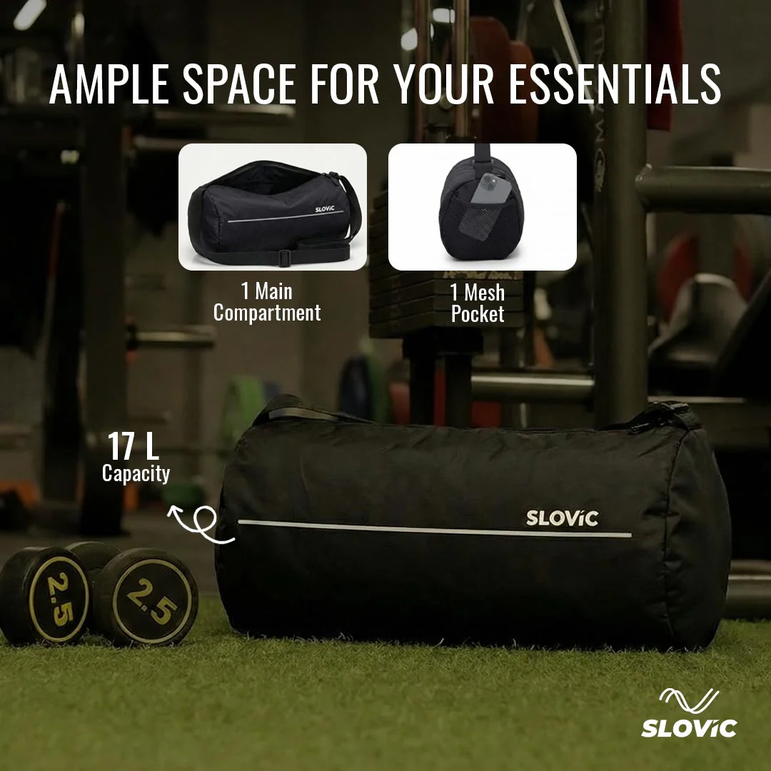 Slovic Gym Bag for Men -17 LTR - Image 3